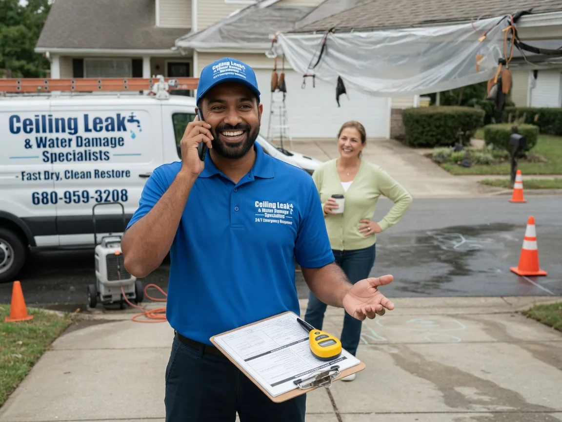 Ceiling Leak Cleanup Longford, KS FAQs